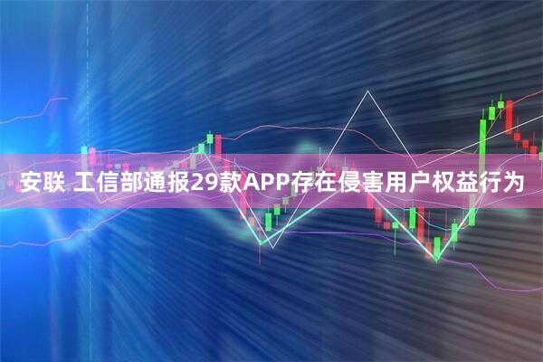 安联 工信部通报29款APP存在侵害用户权益行为