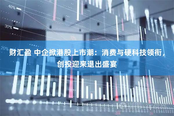 财汇盈 中企掀港股上市潮：消费与硬科技领衔，创投迎来退出盛宴