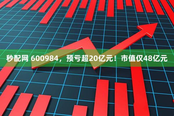 秒配网 600984，预亏超20亿元！市值仅48亿元