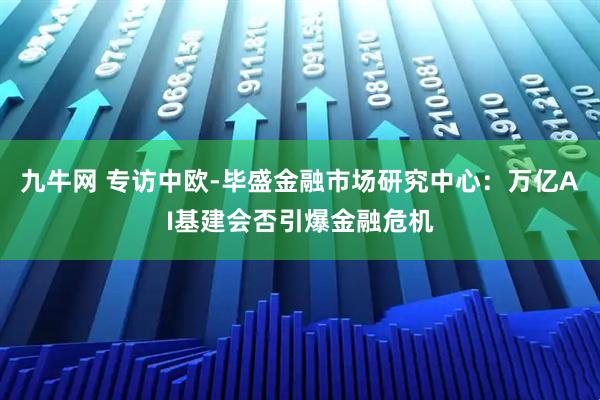 九牛网 专访中欧-毕盛金融市场研究中心：万亿AI基建会否引爆金融危机
